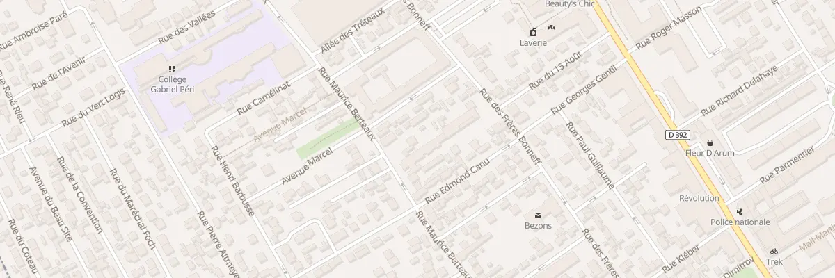 Plan du 130 Rue Maurice Berteaux à Bezons