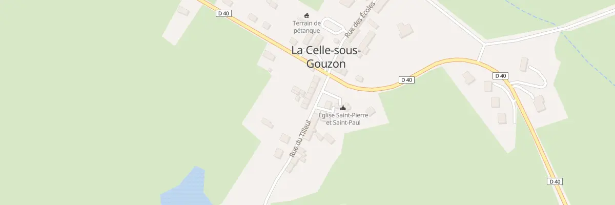 Plan du 6 Rue du Tilleul à La Celle-sous-Gouzon
