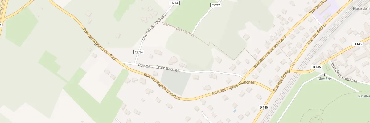 Plan du 6 Rue de la Crx Boissee à Chamarande