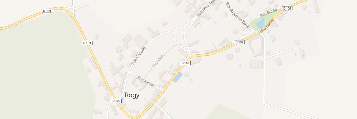 Plan du 2 Rue de la Ville à Rogy