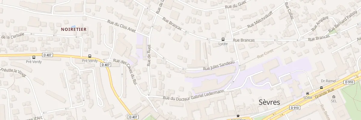 Plan du 63B Rue Brancas à Sèvres
