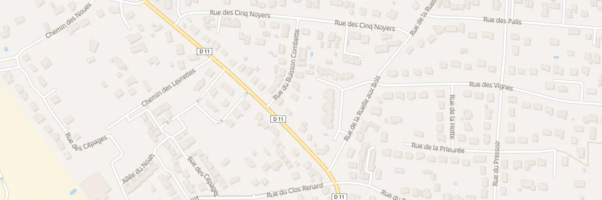 Plan du 4 Rue du Buisson Combette à Châteauneuf-sur-Loire