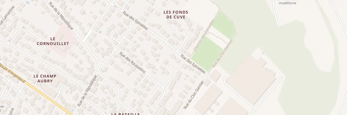 Plan du 76 Rue des Epinettes à Cormeilles-en-Parisis