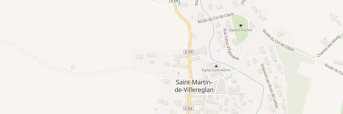 Plan du 5001 Av de Malviès à Saint-Martin-de-Villereglan