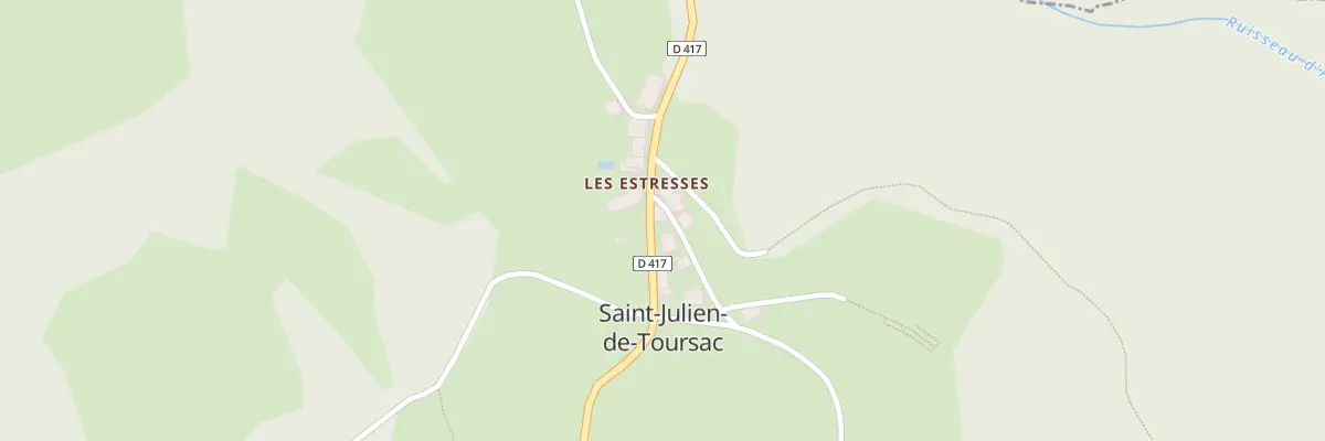 Plan du 5011 Les Estresses à Saint-Julien-de-Toursac