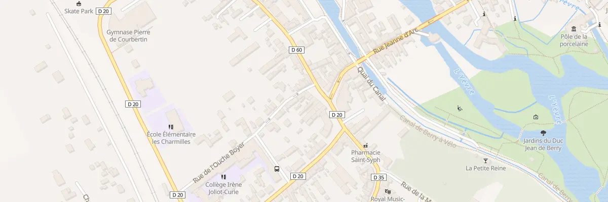 Plan du 15 Pl de la Republique à Mehun-sur-Yèvre