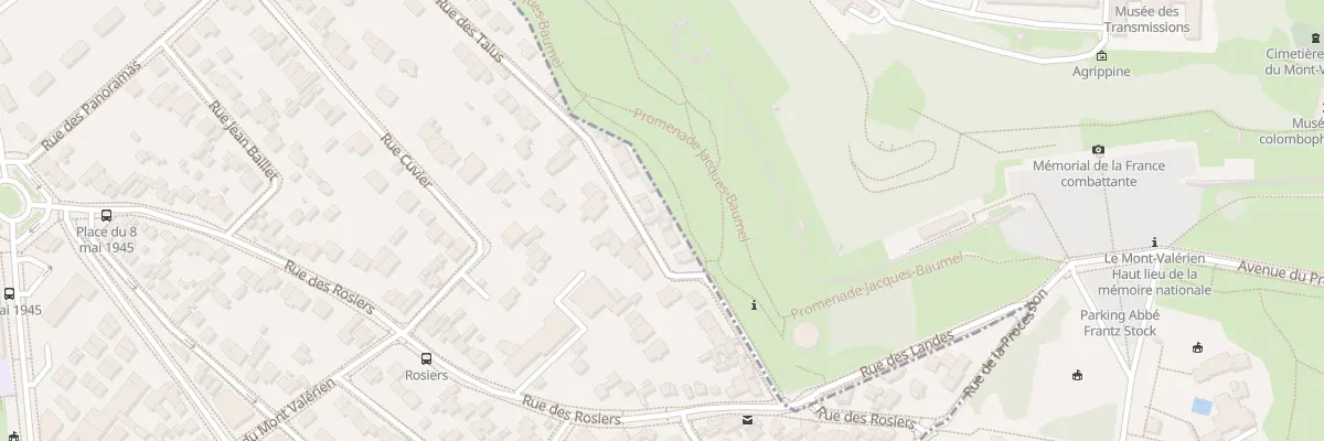 Plan du 87 Rue des Talus à Rueil-Malmaison