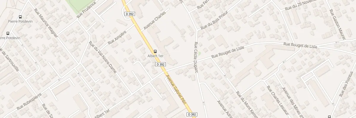 Plan du 116 Rue Rouget de Lisle à Bezons