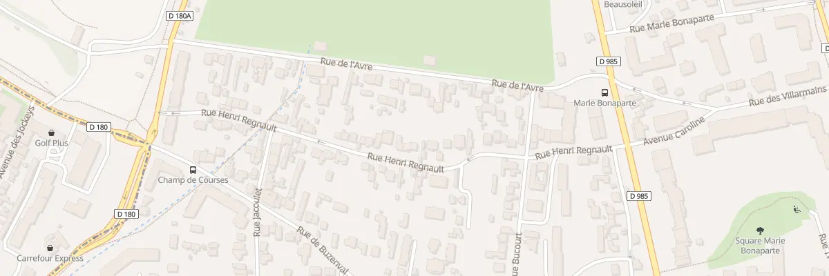 Plan du 42 Rue Henri Regnault à Saint-Cloud