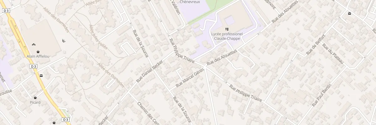 Plan du 128 Rue Philippe Triaire à Nanterre