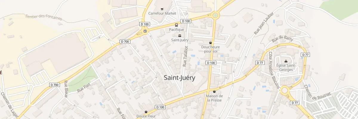 Plan du 7 Rue Talabot à Saint-Juéry
