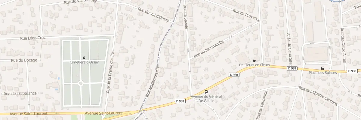 Plan du 16 Rue de Savoie à Villebon-sur-Yvette