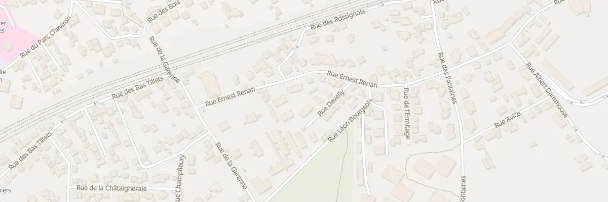 Plan du 65 Rue Ernest Renan à Sèvres