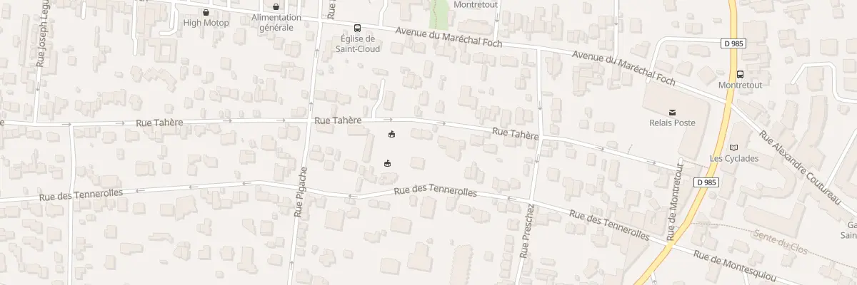 Plan du 41 Rue Tahere à Saint-Cloud