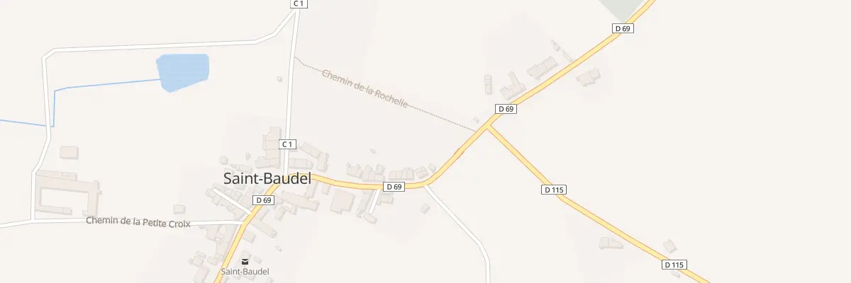 Plan du 20 Le Bourg à Saint-Baudel