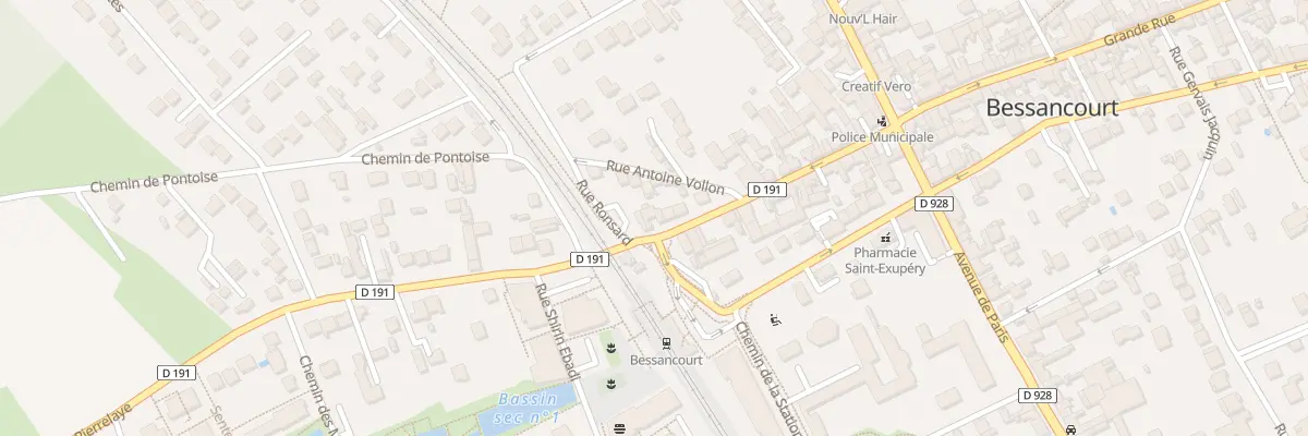 Plan du 32 Rue de la Gare à Bessancourt