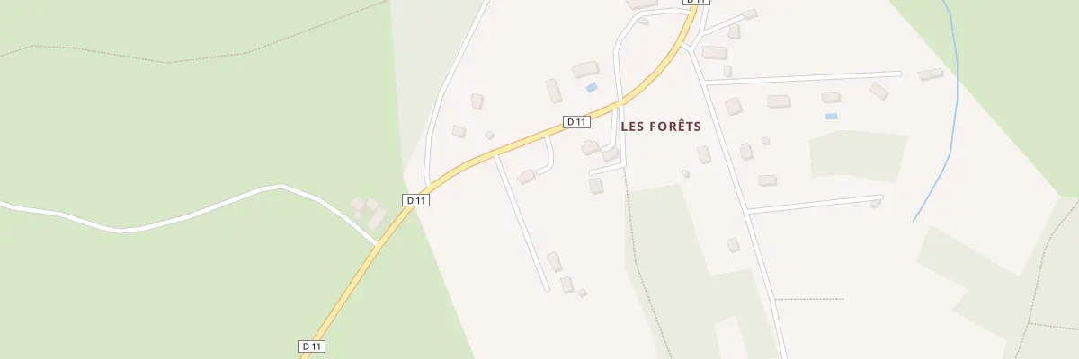 Plan du 14 Les Forêts à Saint-Silvain-Bas-le-Roc