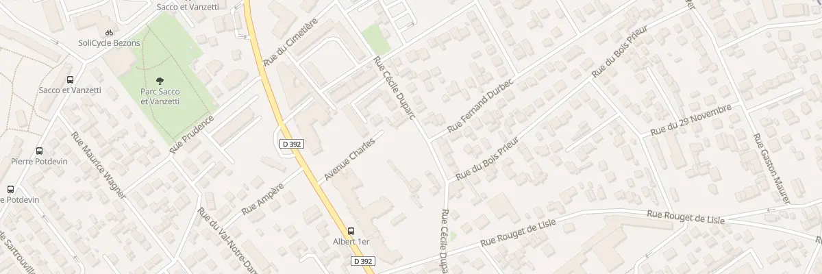 Plan du 45 Rue Cécile Duparc à Bezons