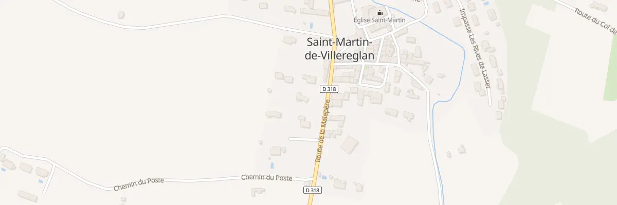 Plan du 1000 Rte de la Malepère à Saint-Martin-de-Villereglan