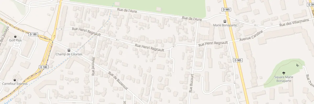 Plan du 29 Rue Henri Regnault à Saint-Cloud