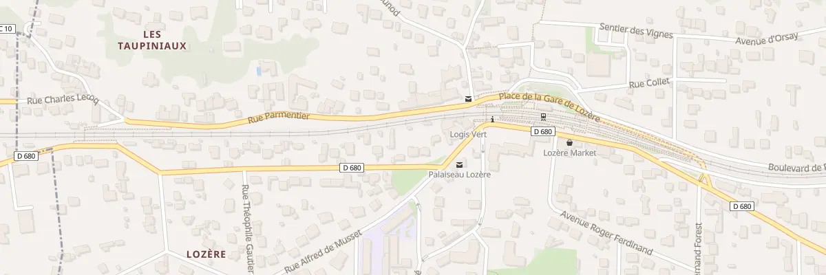 Plan du 4 Rue Theodore de Banville à Palaiseau