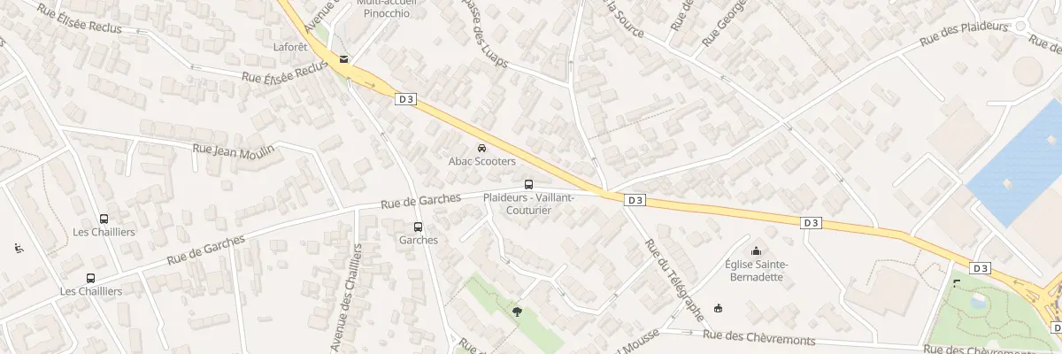 Plan du 242 Rue Paul Vaillant-Couturier à Nanterre