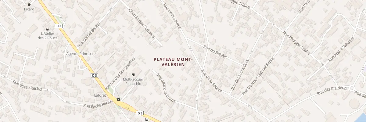 Plan du 180 Rue de la Source à Nanterre