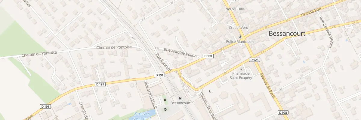 Plan du 30 Rue de la Gare à Bessancourt