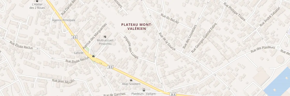 Plan du 10 Imp des Luaps à Nanterre