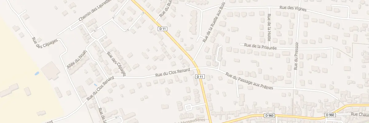 Plan du 19 Rue du Maréchal Leclerc à Châteauneuf-sur-Loire
