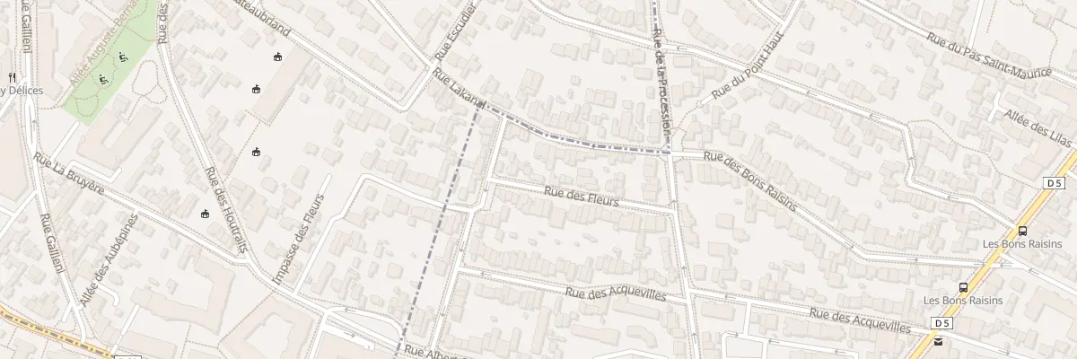 Plan du 24 Rue des Fleurs à Suresnes