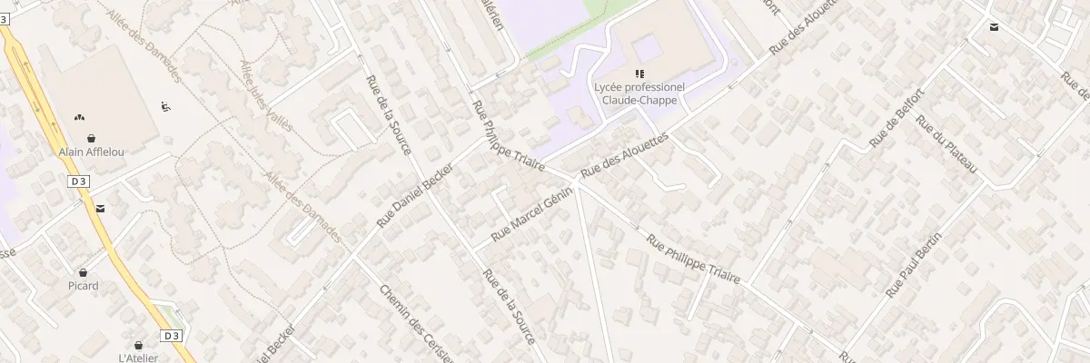 Plan du 134 Rue Philippe Triaire à Nanterre