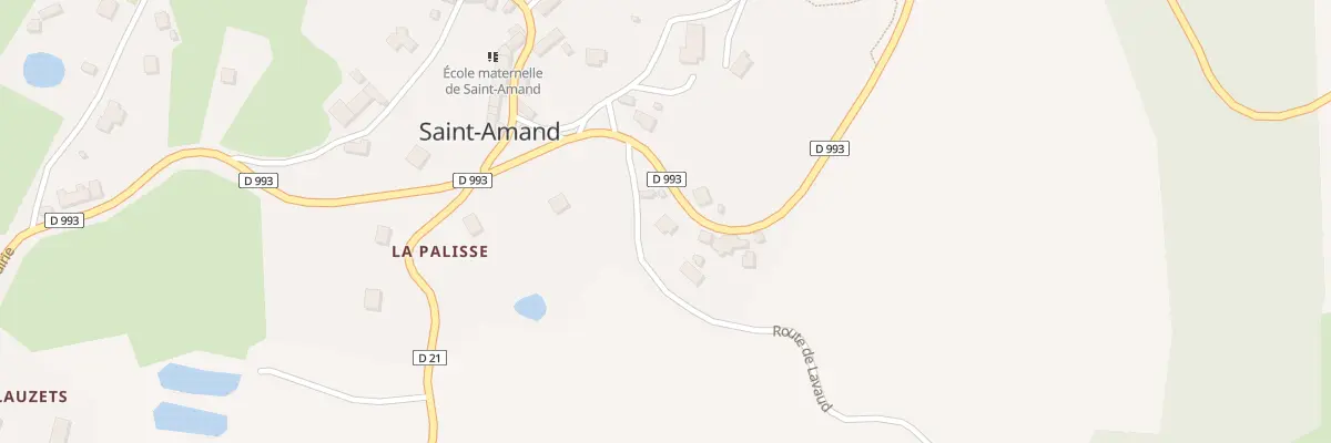 Plan de Rte de la Mairie à Saint-Amand