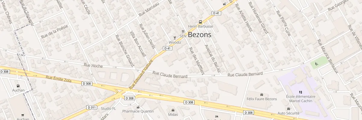 Plan du 131 Rue Edouard Vaillant à Bezons