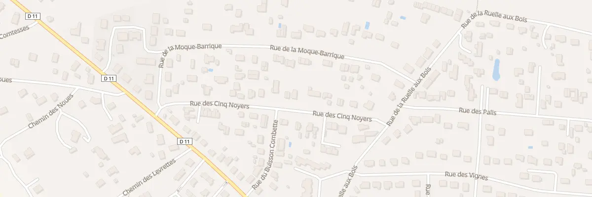 Plan du 16 Rue des Cinq Noyers à Châteauneuf-sur-Loire