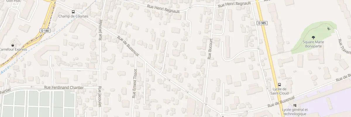 Plan du 48 Rue de Buzenval à Saint-Cloud