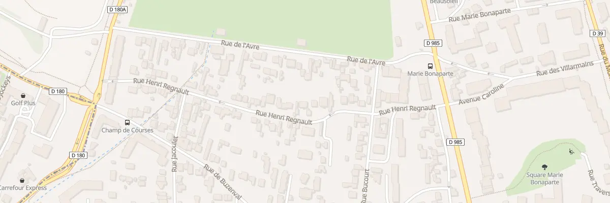 Plan du 36 Rue Henri Regnault à Saint-Cloud