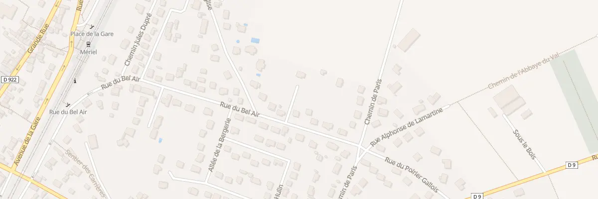 Plan du 43B Rue du Bel-Air à Mériel