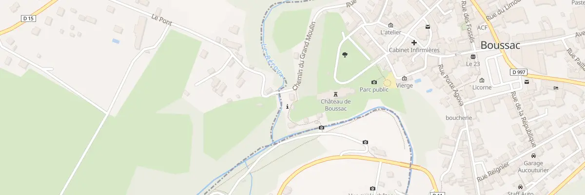 Plan du 3 Che du Grand Moulin à Boussac