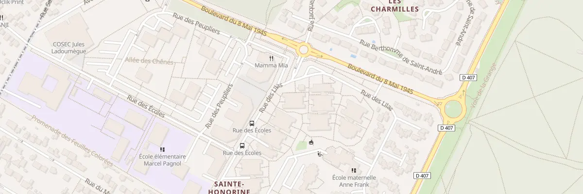 Plan du 40 Rue des Lilas à Taverny