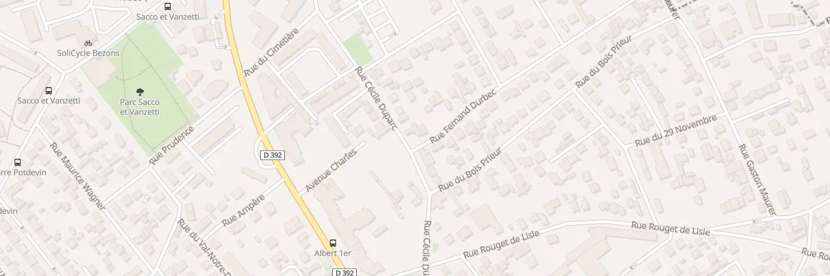Plan du 62 Rue Fernand Durbec à Bezons