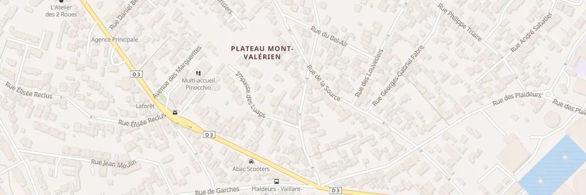 Plan du 16 Rue des Luaps à Nanterre
