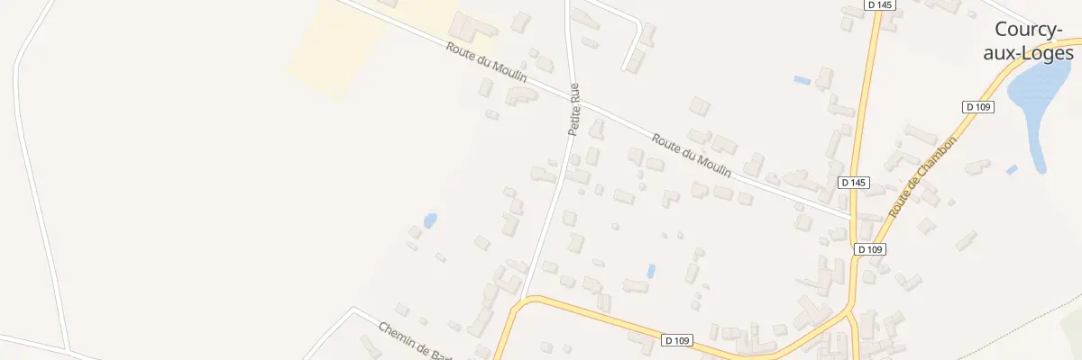 Plan du 20 Petite Rue à Courcy-aux-Loges