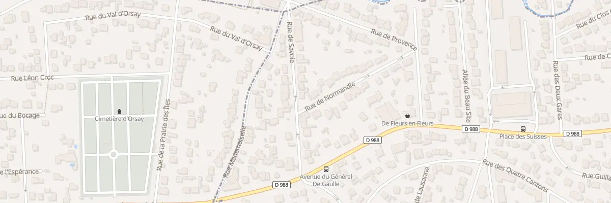Plan du 15 Rue de Savoie à Villebon-sur-Yvette