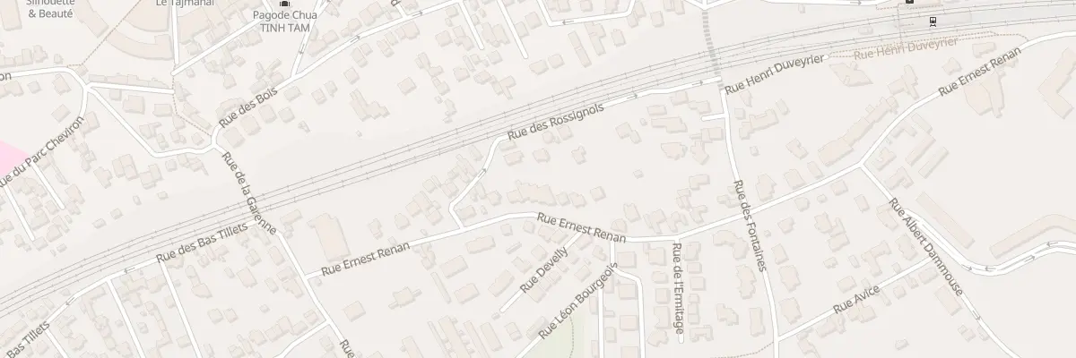 Plan du 42 Rue Ernest Renan à Sèvres