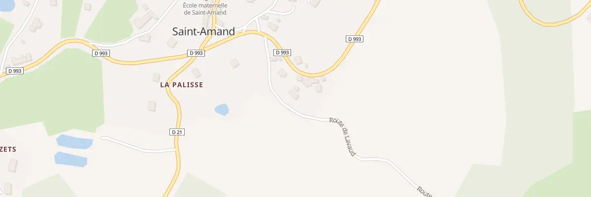 Plan du 1 Rte de Lavaud à Saint-Amand