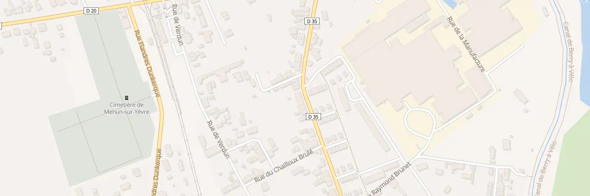 Plan du 88 Rue Andre Bremu à Mehun-sur-Yèvre