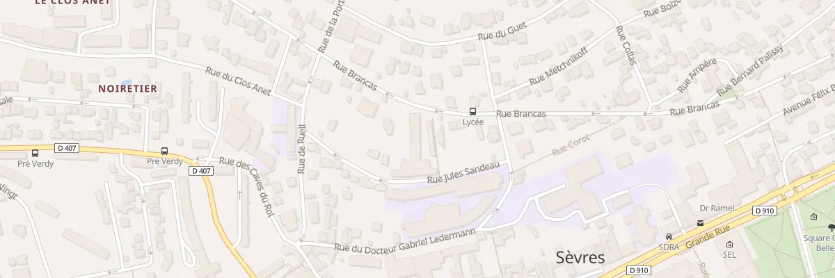 Plan du 61 Rue Brancas à Sèvres