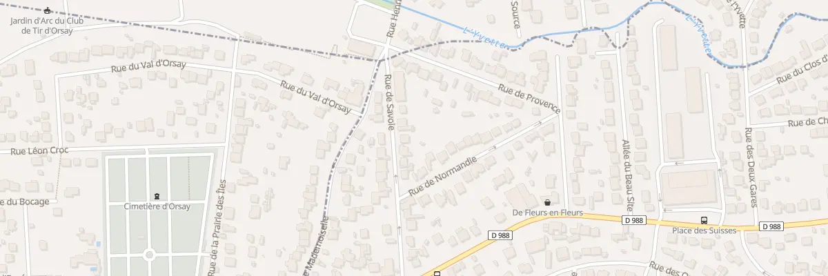 Plan du 11B Rue de Savoie à Villebon-sur-Yvette