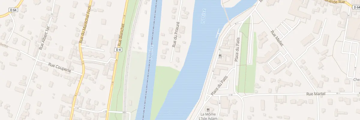 Plan du 33 Rue du Prieuré à L’Isle-Adam